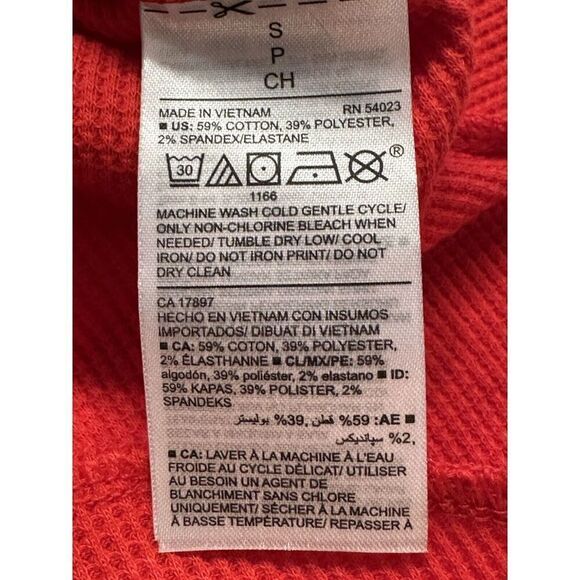 Old Navy GIRLS SMALL Too Hot to Handle Gingerbread Cookie Red Thermal QK Ship - Picture 7 of 9